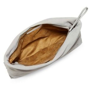 NWT HALSTON HERITAGE SUEDE CLUTCH Soft XL $325